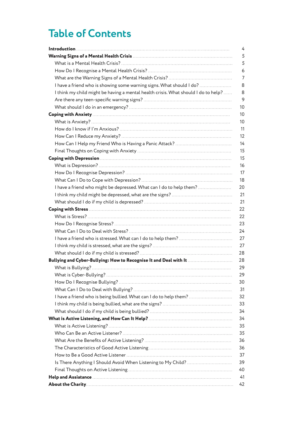 Let's Talk About Mental Health Magazine, page 3 of 48